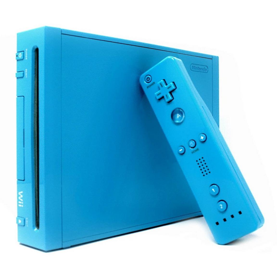 Nintendo Wii Console with New MotionPlus Remote - Blue