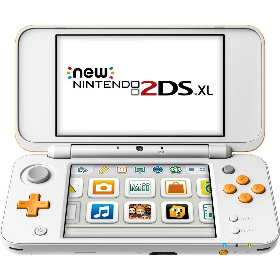 Nintendo 2DS XL - White and Orange