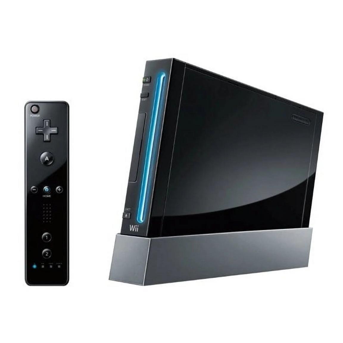 Nintendo Wii Console with New MotionPlus Remote - Black