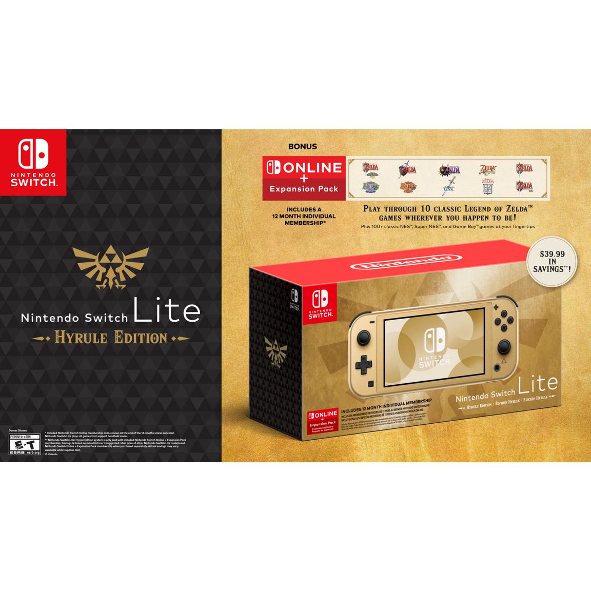 Nintendo Switch Lite Hyrule Edition