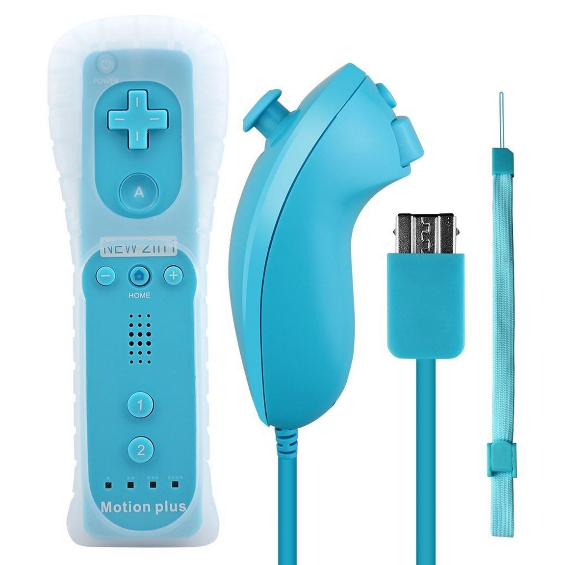 Nintendo Wii Console with New MotionPlus Remote - Blue