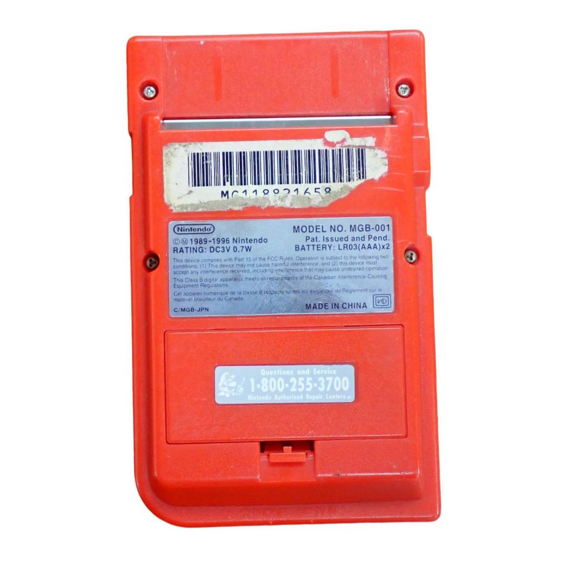 Nintendo Game Boy Pocket - Red